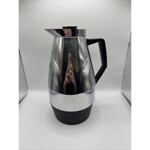 Tiger Vacuum Server Carafe Insulated Pitcher Chrome Japan Removable Bottom